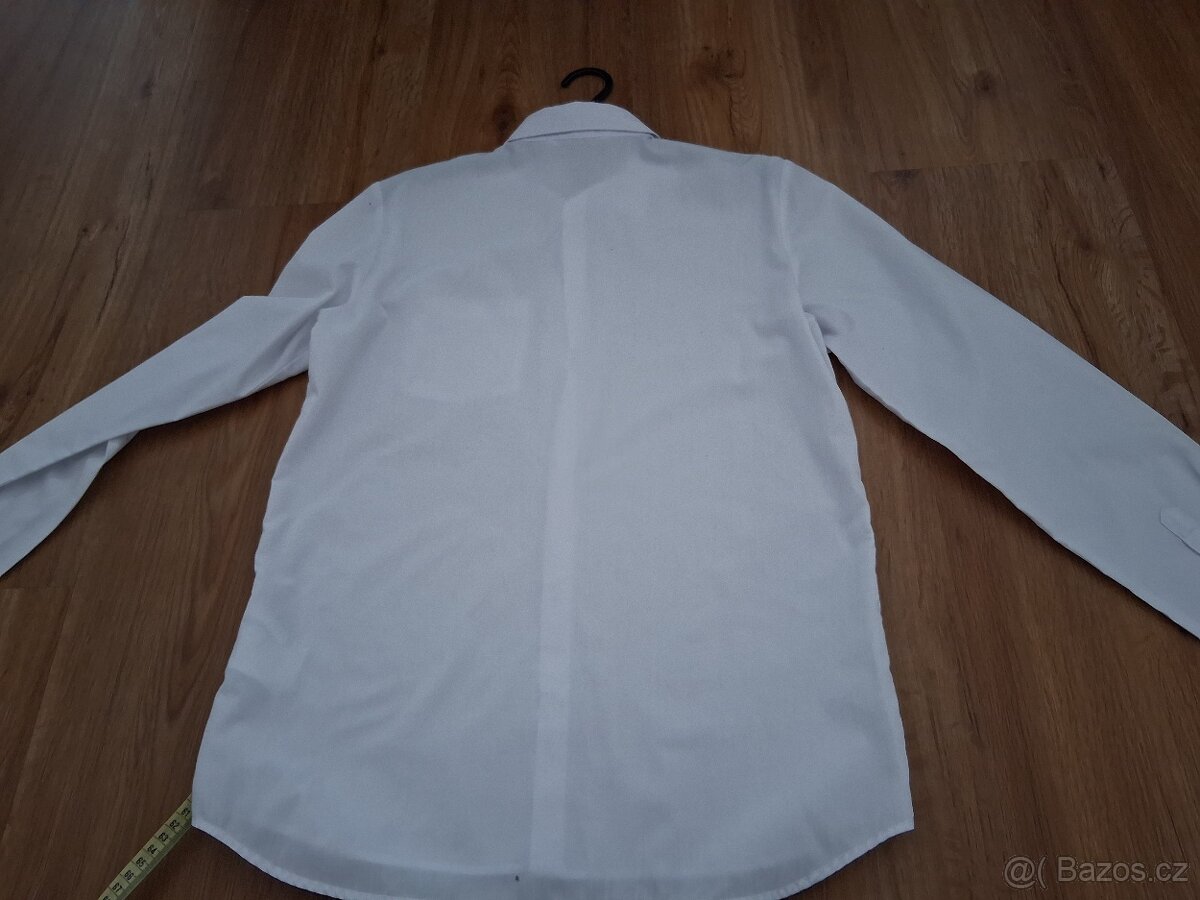 H&M košile bílá vel. 170 - 7