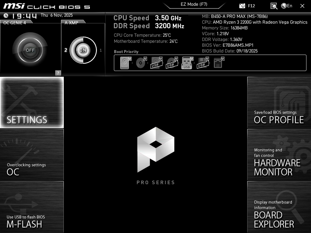 MSI B450-A PRO MAX (AM4 socket) - 7