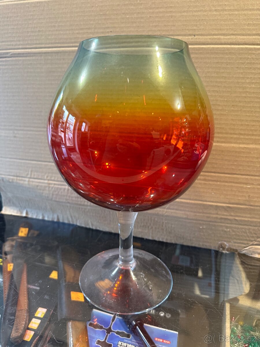 Obří číše - Jan GABRHEL sklárna Chlum u Třeboně - 7