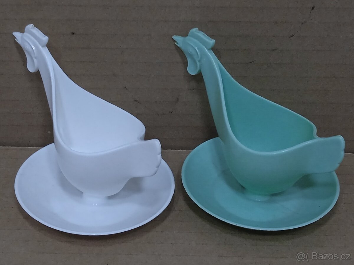 Slepička - 2x Retro stojánek na vajíčka - 7