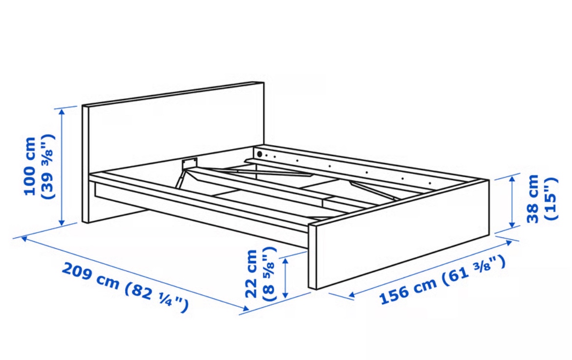 Postel MALM IKEA - 7