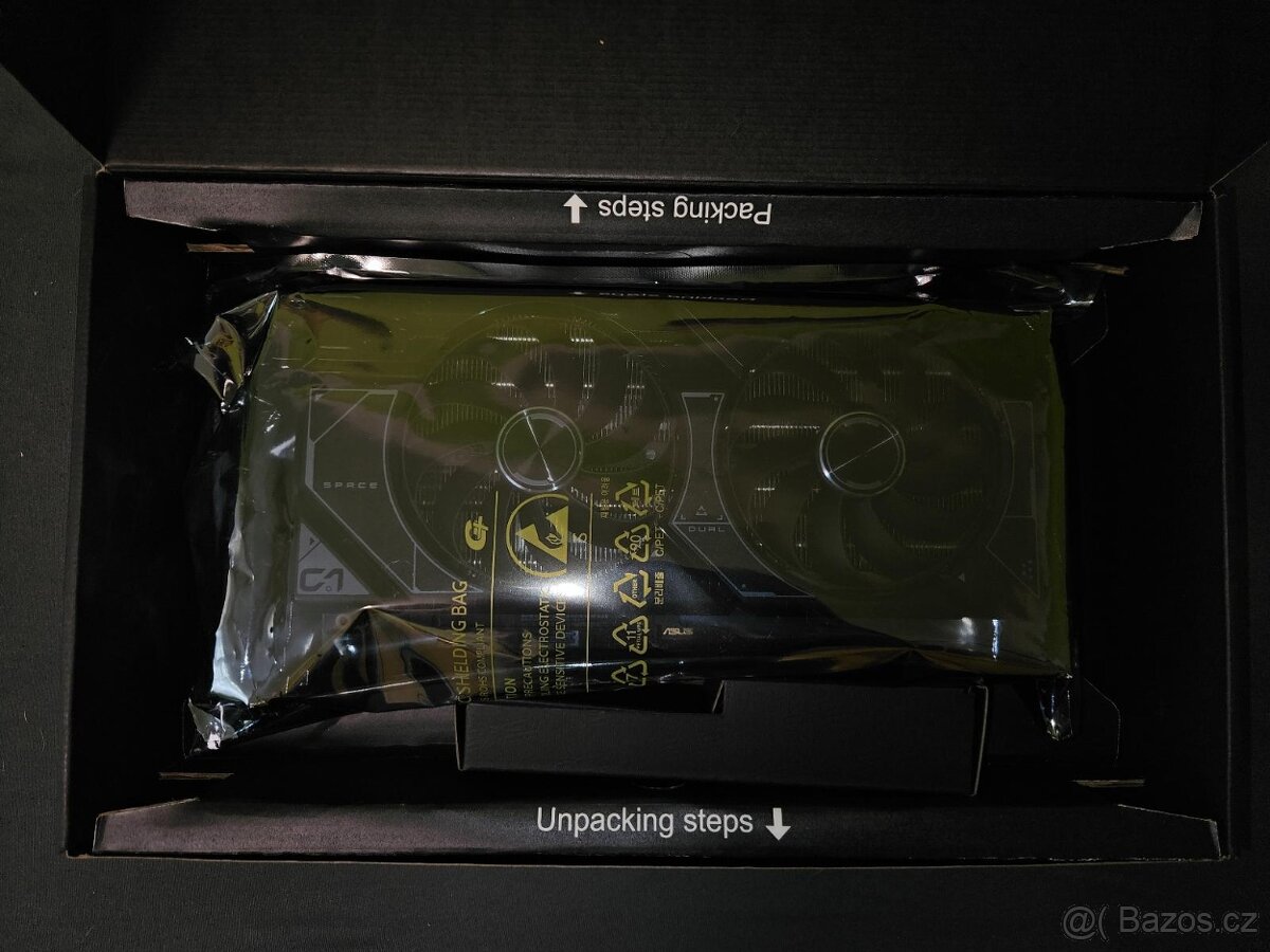 Prodám grafickou kartu ASUS DUAL GeForce RTX 4070 SUPER O12G - 7