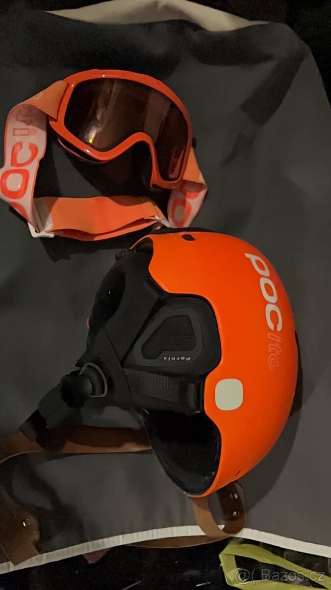 POC lyžařská helma XS 51-54cm nastavitelná + bryle POC+ vak - 7