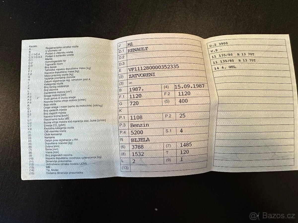 Renault 4 GTL 1987 - zachovalý stav - 7