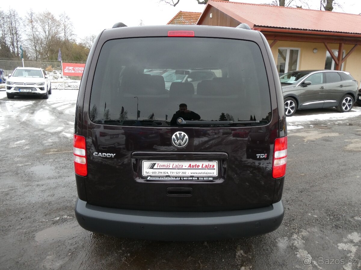 Volkswagen Caddy 1.6TDi 75kW, 7.míst, serviska - 7