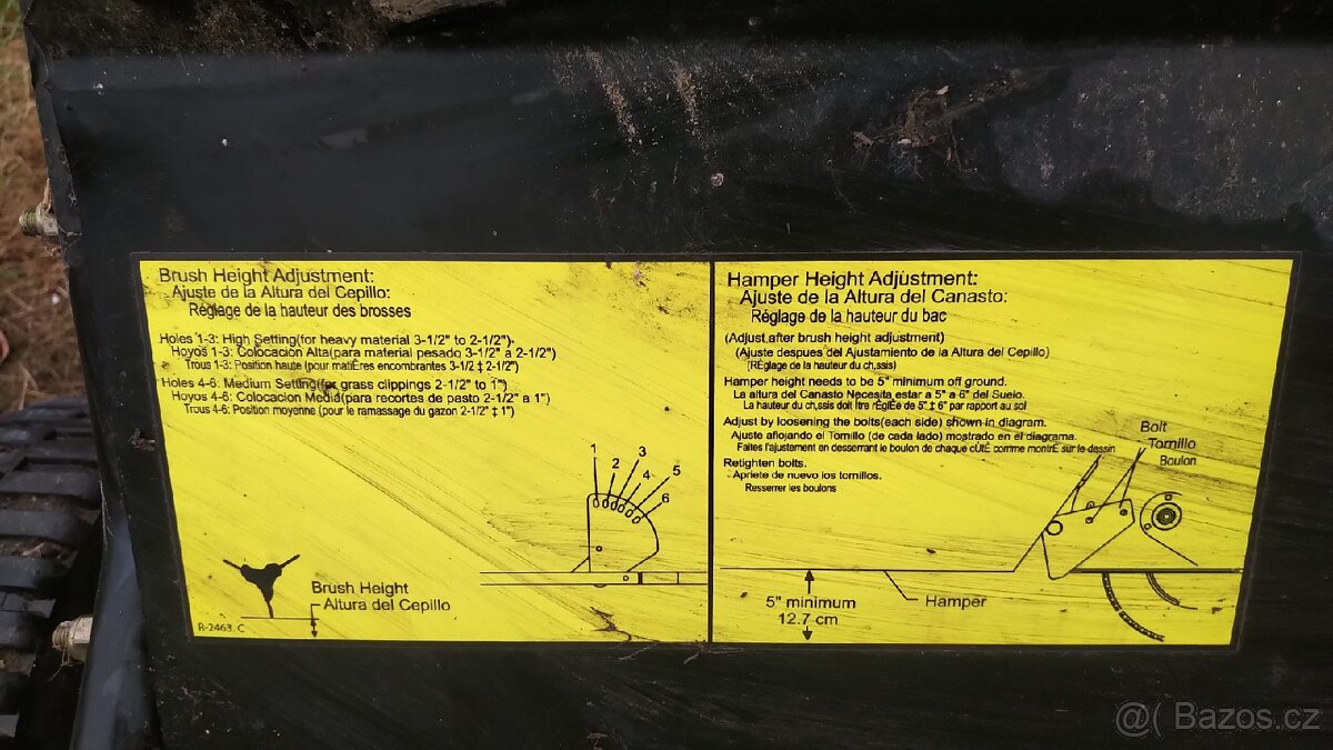 Sběrač listí / sweeper - 7