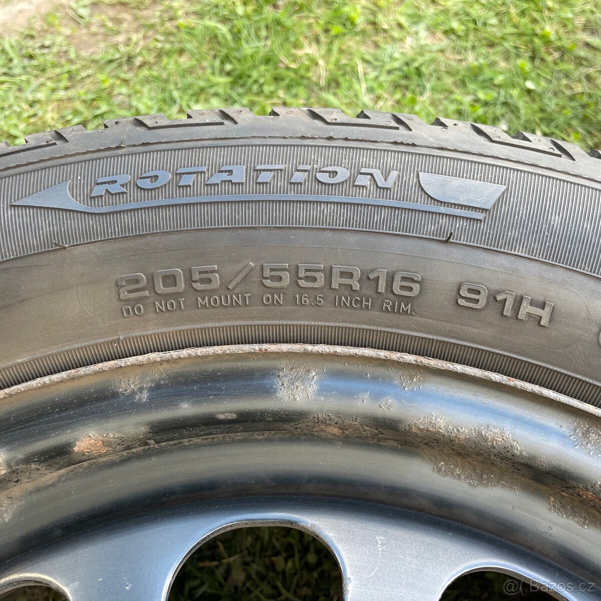Plechové disky 16” + zimní pneu - 7