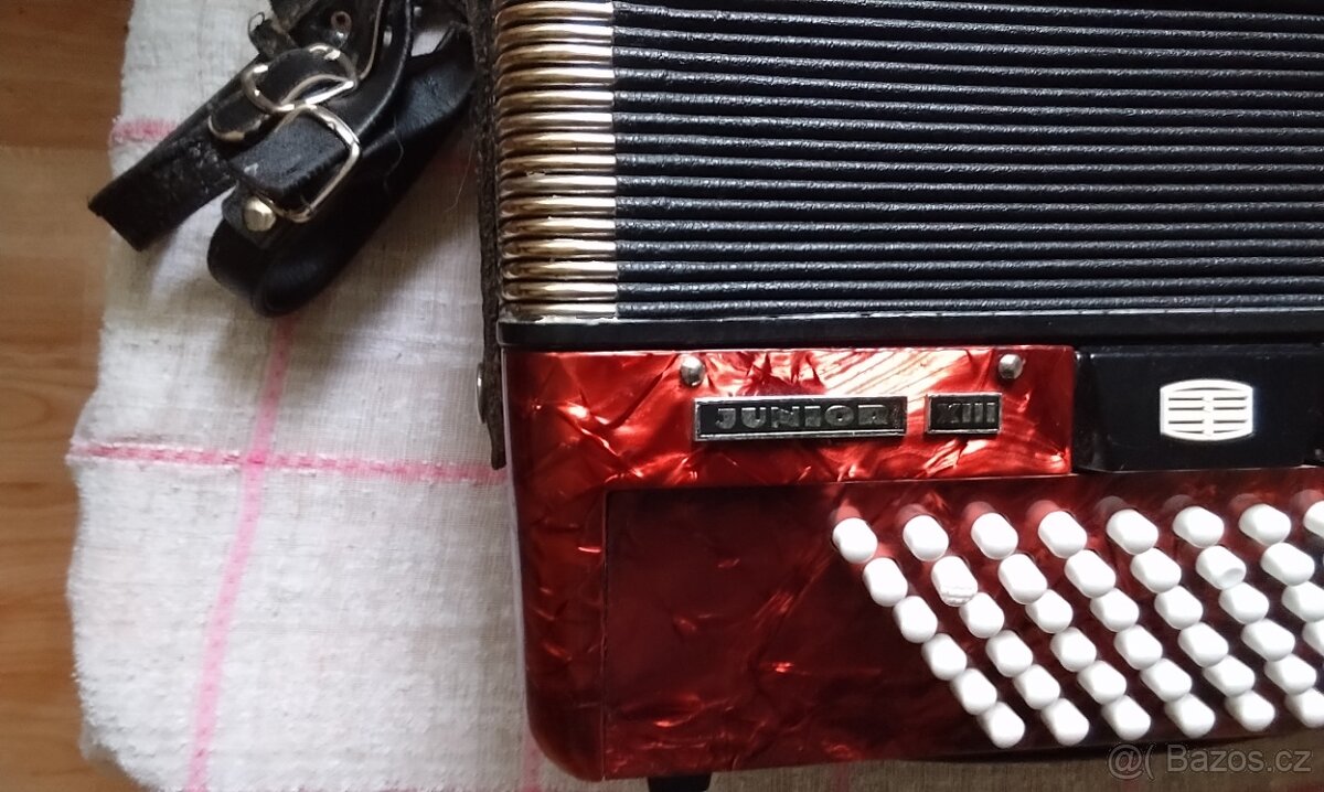 Prodám akordeon delicie junior XIII 72 basů 3 hlas - 7