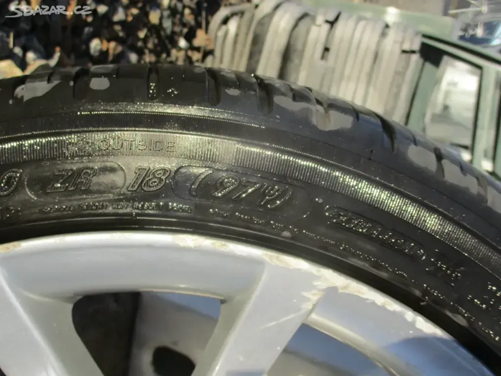 ALU kola AUDI A5/6 8,5X18 ET29 s pneu 245/40 ZR18 - 7