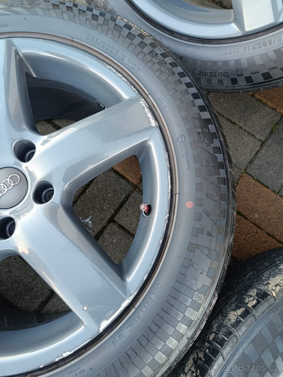 ALU 5x130 r19 Q7, VW, PORSCHE + PNEU - 7