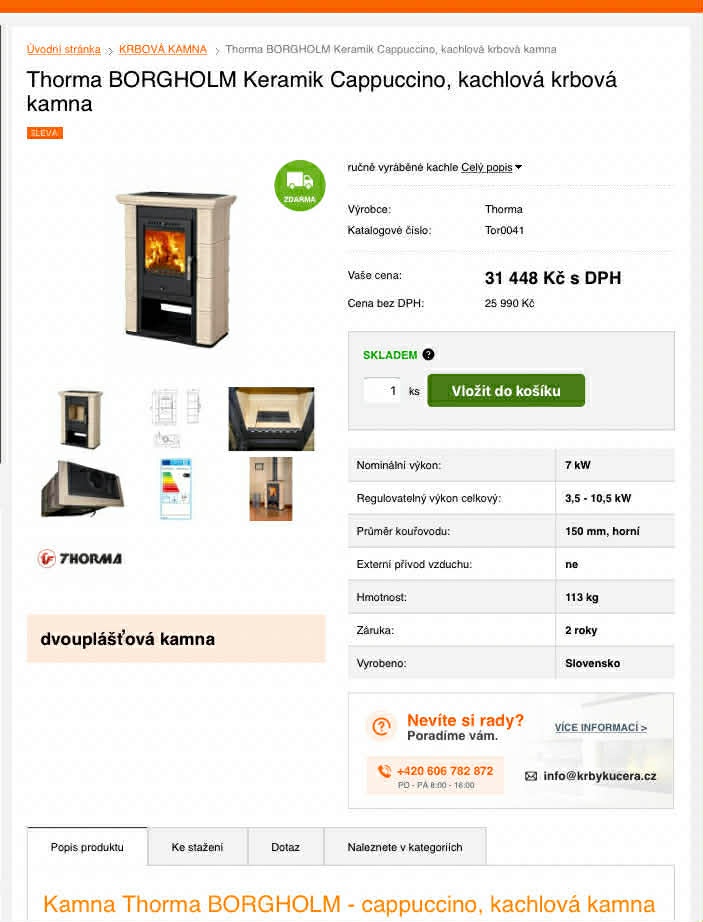 Kachlova krbova kamna - 7