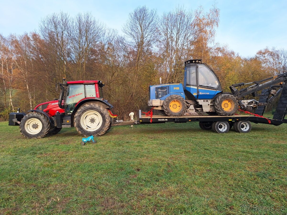 Traktorový návěs,Přepravník strojů,Podvalník,Přívěs,Vlek 16t - 7