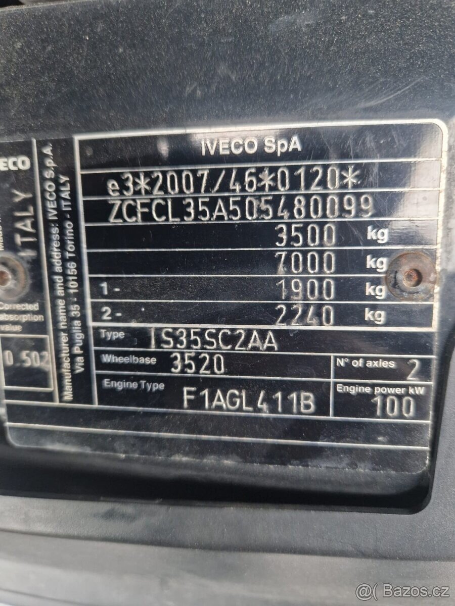 Iveco Daily 35S14 / 2022 / Automat - Himatic - 7