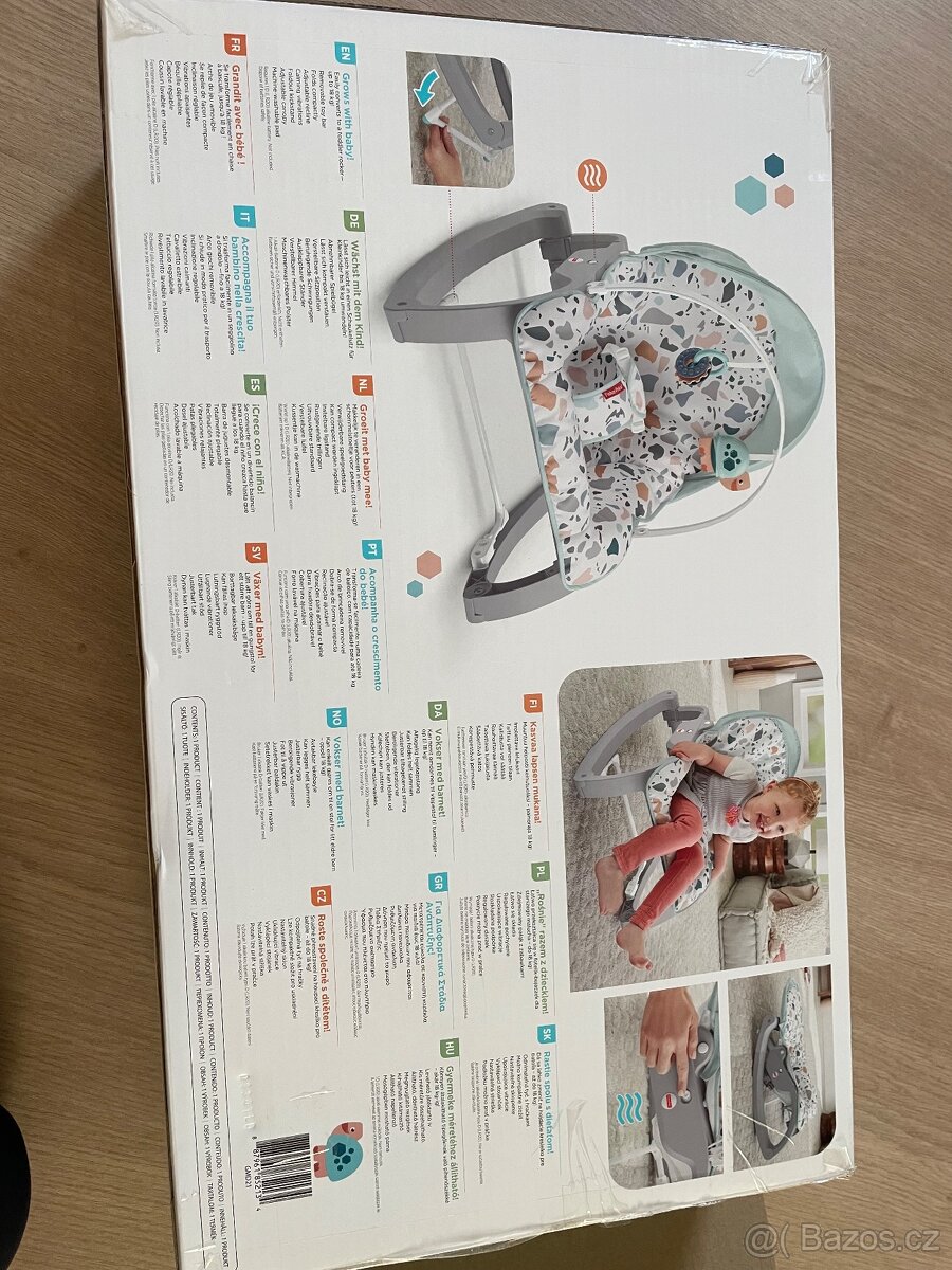 Fisher-Price - Houpací lehátko 2v1 - 7