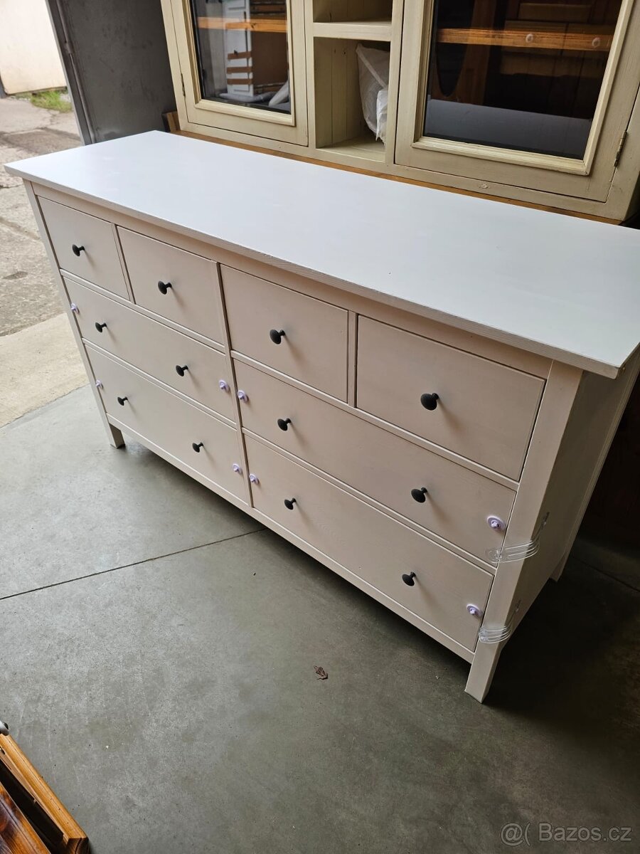 Komoda Ikea Hemnes bílé mořidlo - 7