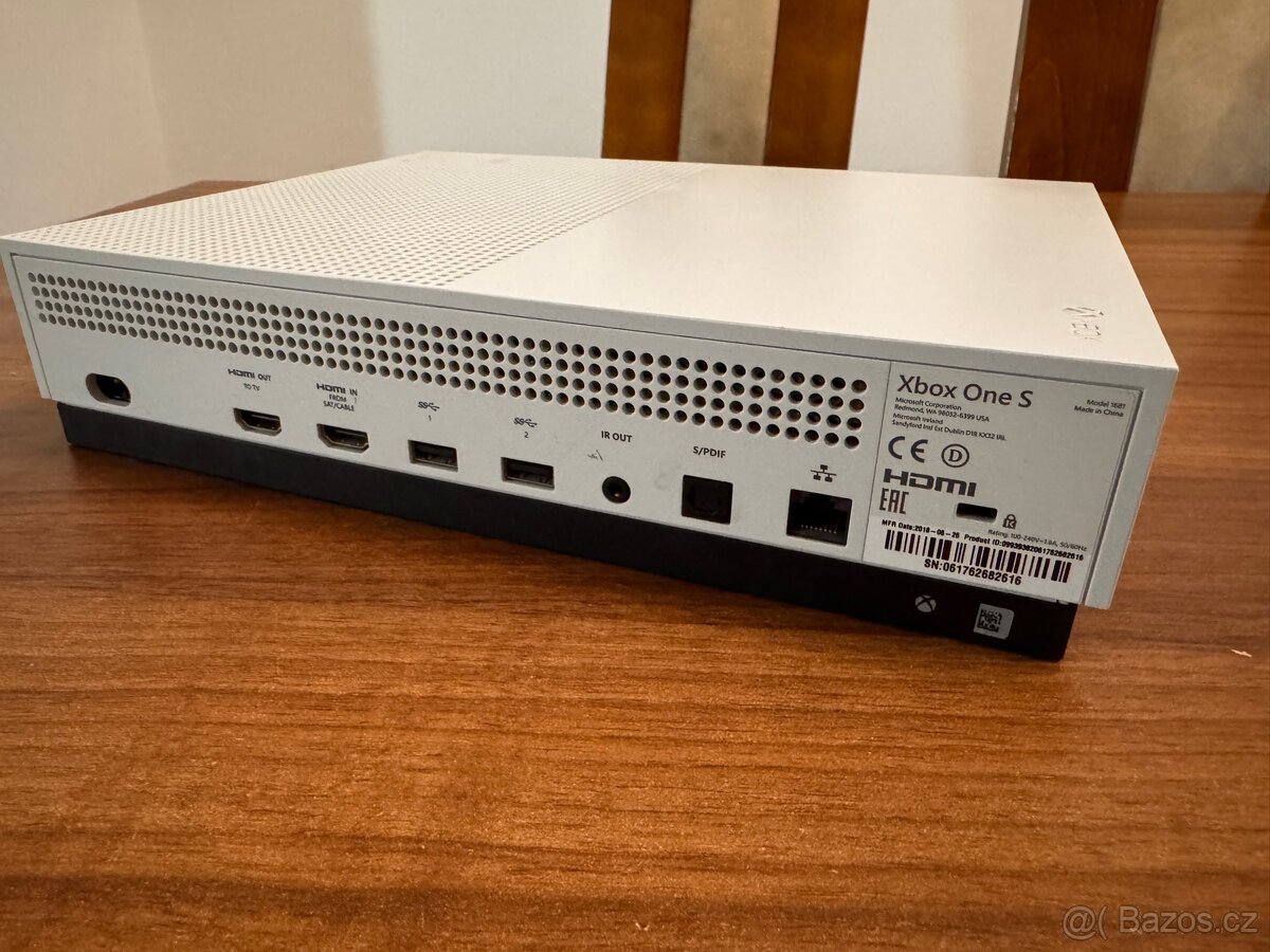 🎮 Xbox One S 1TB White + Kinect + adaptér + 2 ovladače + hry - 7