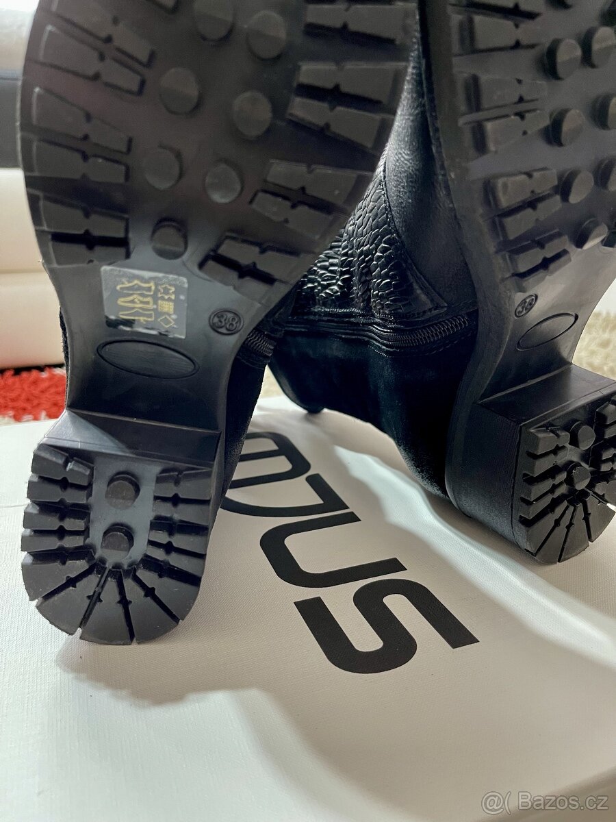 Dámské kozačky MJUS - kožené - 7