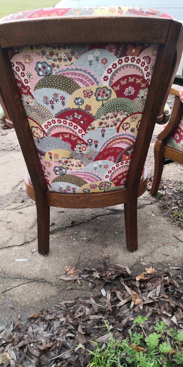 Starožitná sedací souprava 2+1 - 7