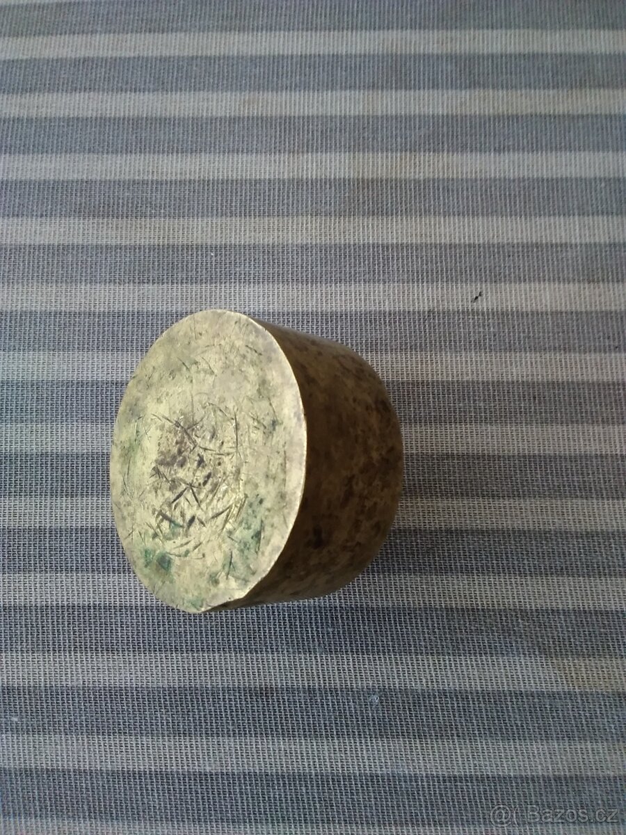 Staré historické závaží k váhám 3 kusy. - 7