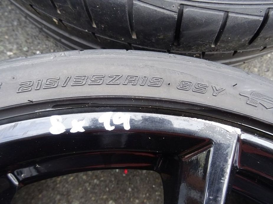 Alu disky černé na BMW, 19", 5x120,ET 42, letní sada - 7