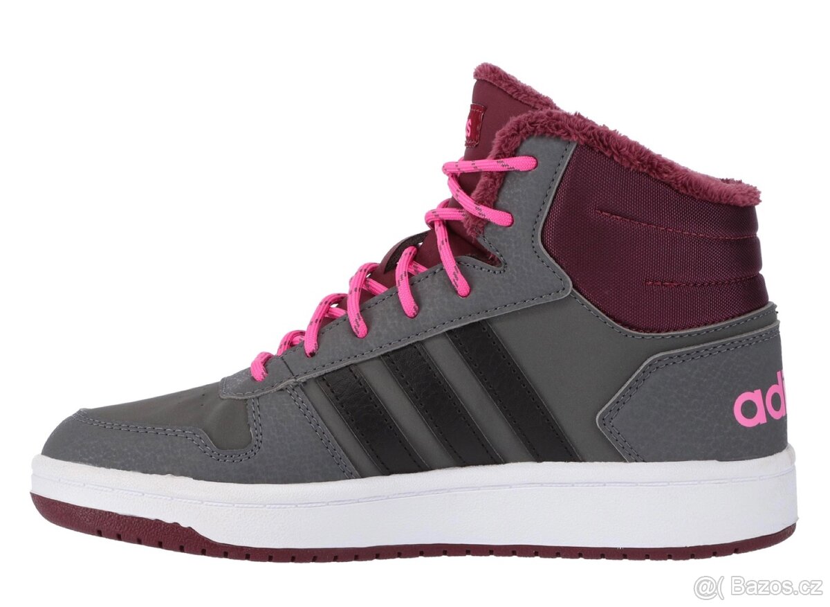 Nové Dětské zateplené tenisky vel.40/25cm- HOOPS MID - 7