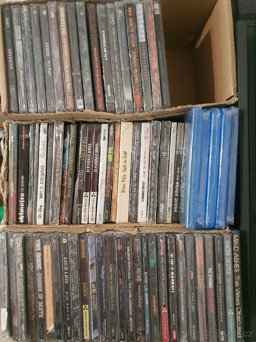 CD, Bluray, DCD, boxy-vše nové, nerozbalene, Metalová hudba - 7