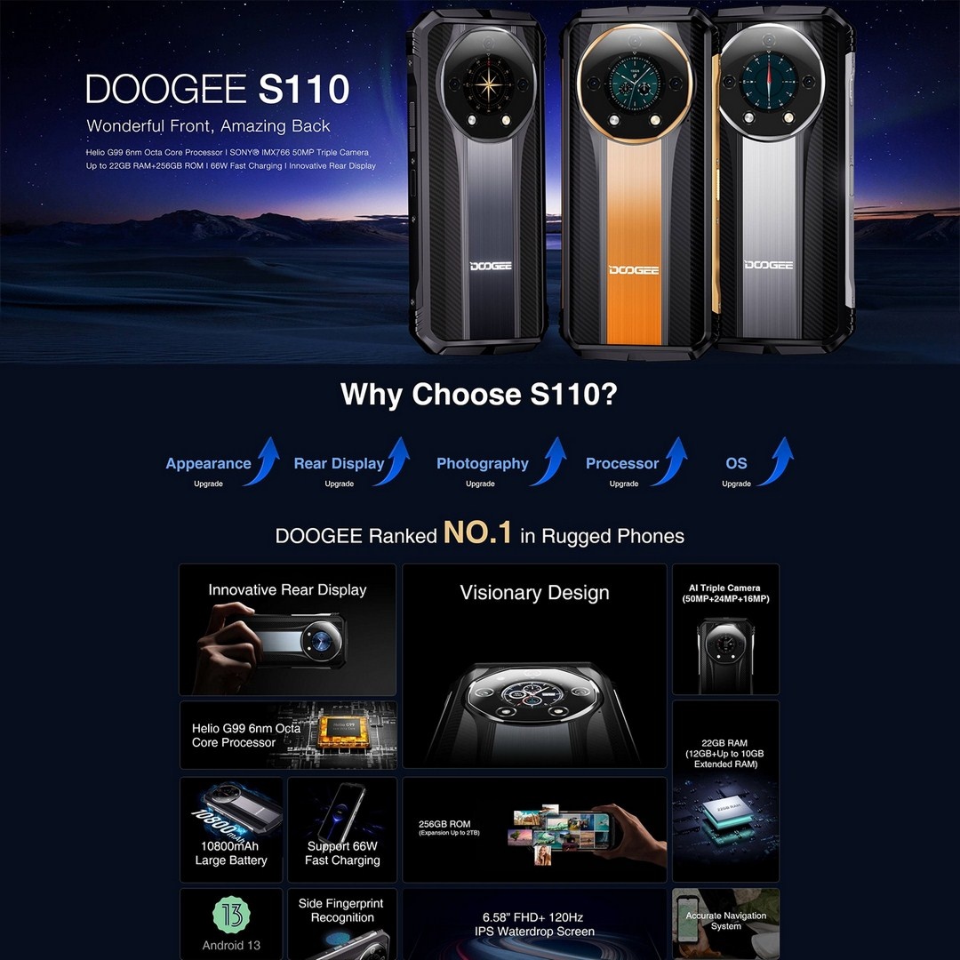 Doogee S110 12GB/256 - 7