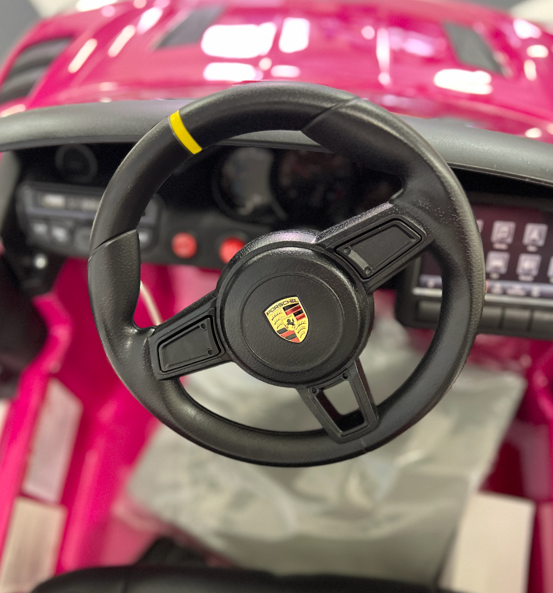 Dětské elektrické Porsche Spyder RS 718 - 90W, dojezd 90minu - 7