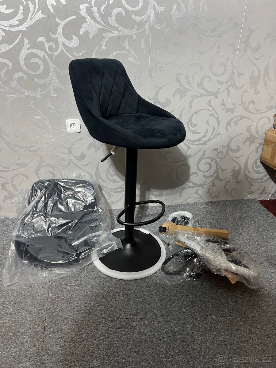 2x barové židle - NOVÉ - 7