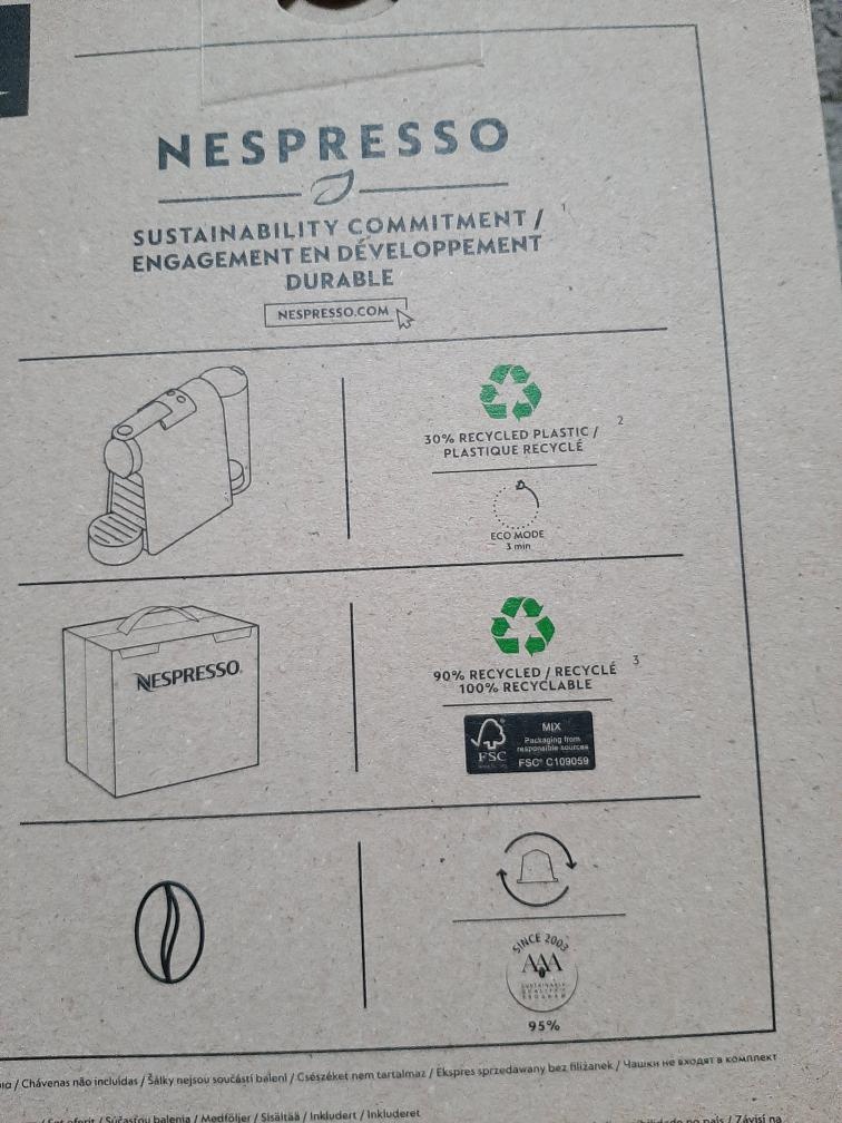 Kávovar Nespresso Essence mini, černý, nový +7 kapslí zdarma - 7
