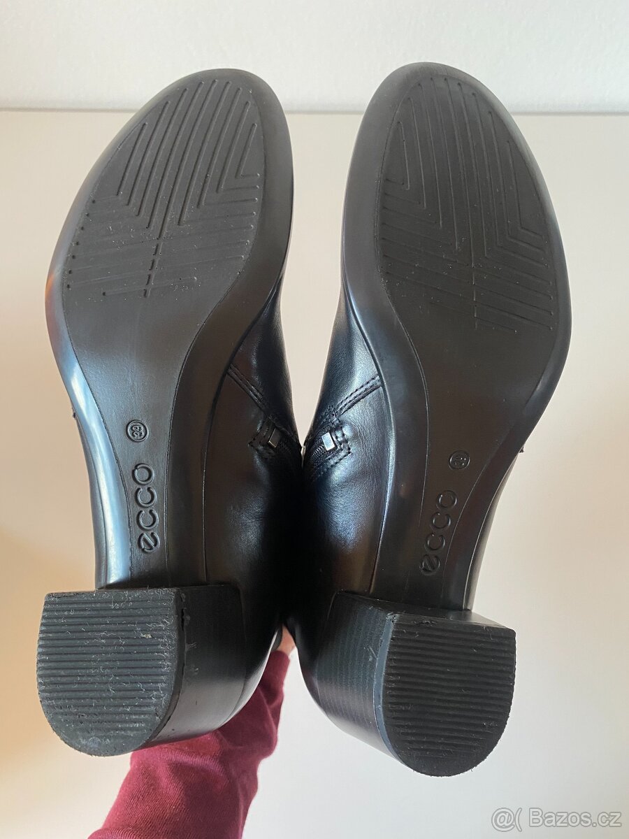 Kožené kotníkové boty Ecco - 7