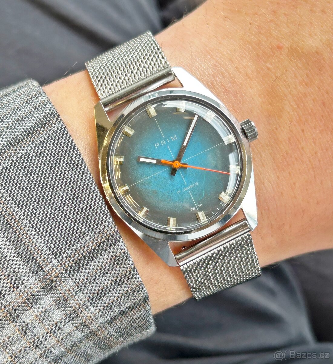 Československé Retro Vintage Mechanické hodinky PRIM Elegant - 7