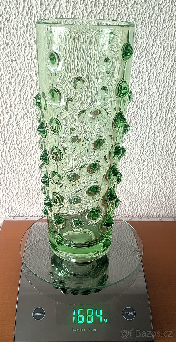 VÁZA P. PÁNEK vysoká 26cm - HEŘMANOVA HUŤ 1971 - 7