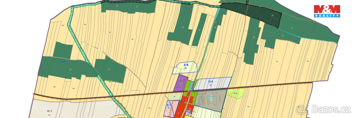 Prodej pole, 12454 m², Veletov - 7
