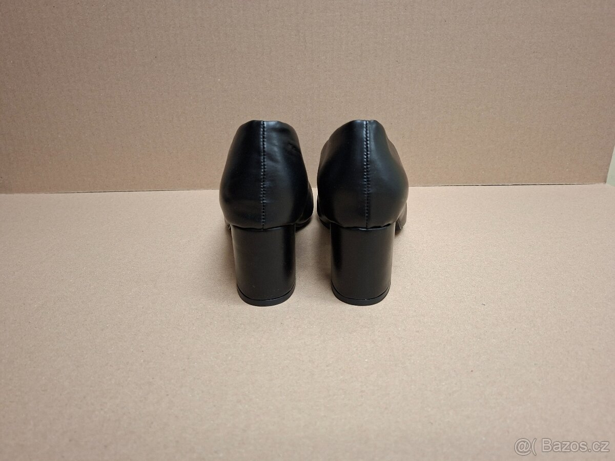 Černé lodičky vel.41 - 7