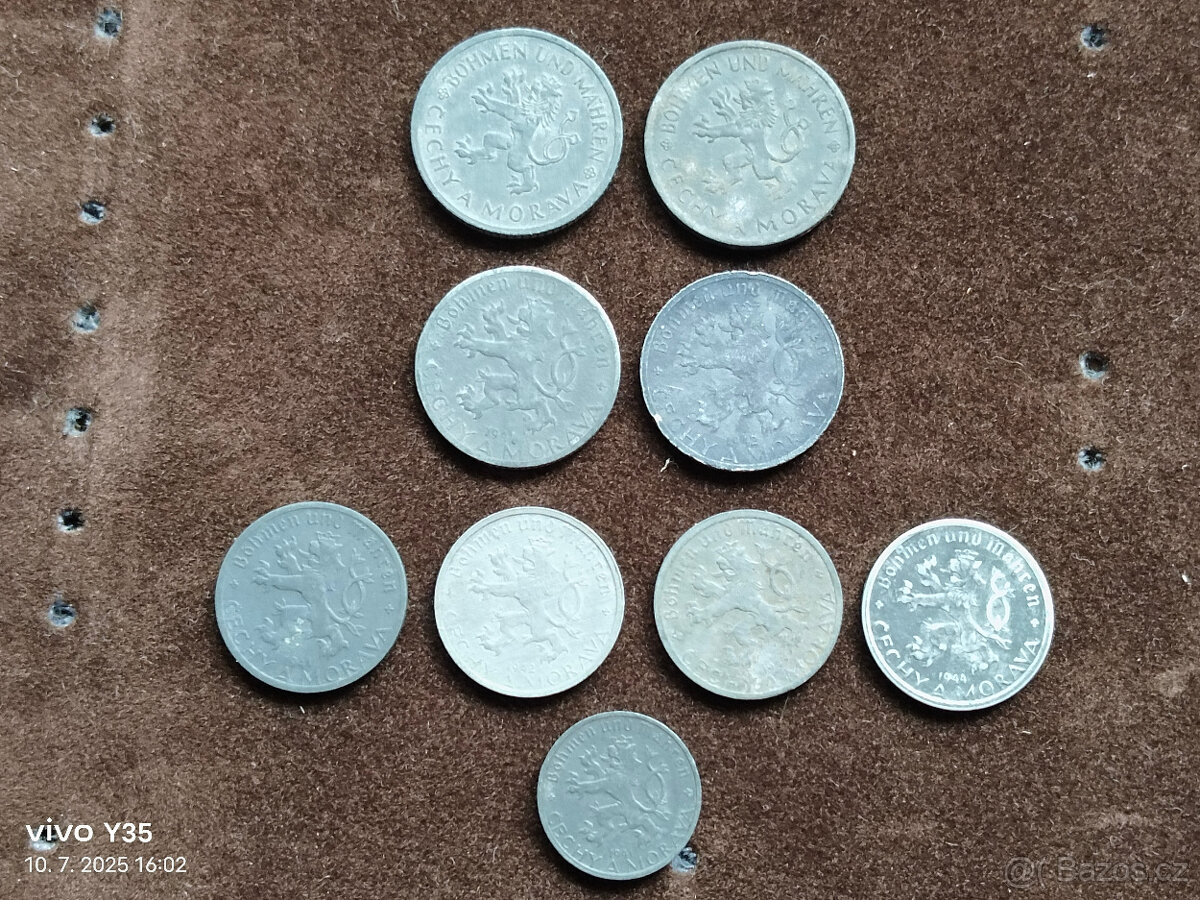 Mince Protektorát Čechy a Morava 1941-1944 - 7