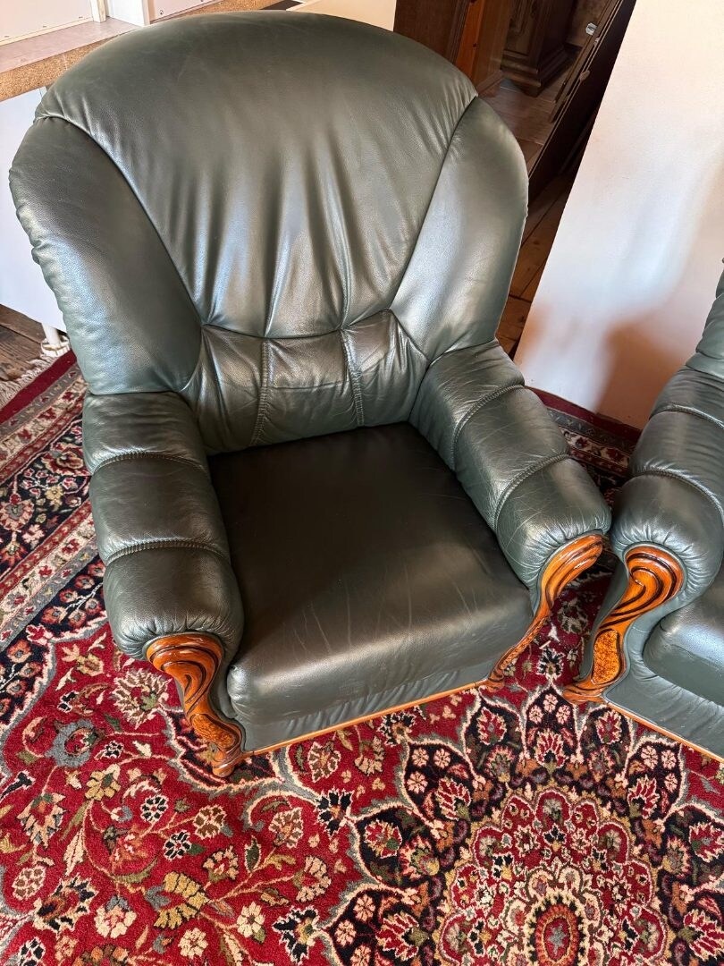 Luxusni italská kožená sedací souprava 3+1+1, 4094 - 7