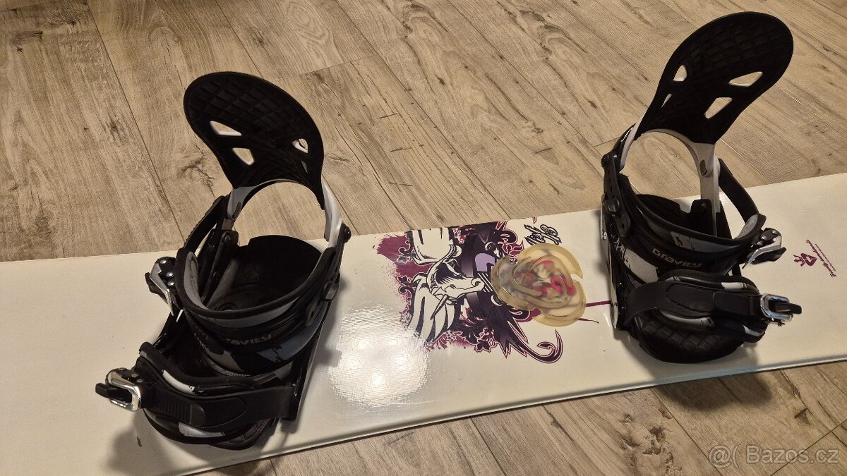 Snowboard set Gravity 140 cm - 7