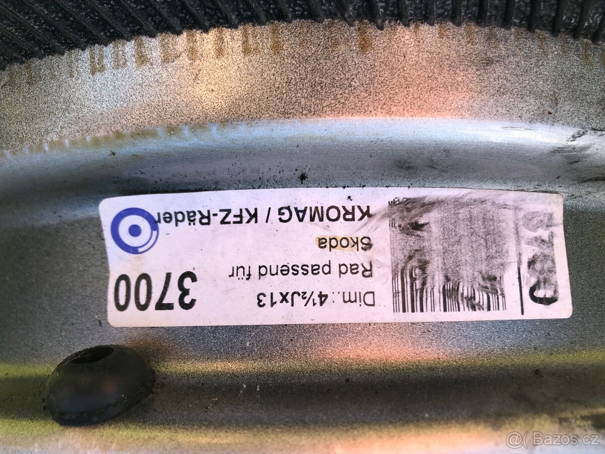 4x plechové disky, Ford Mondeo a Škoda Felicie - 7