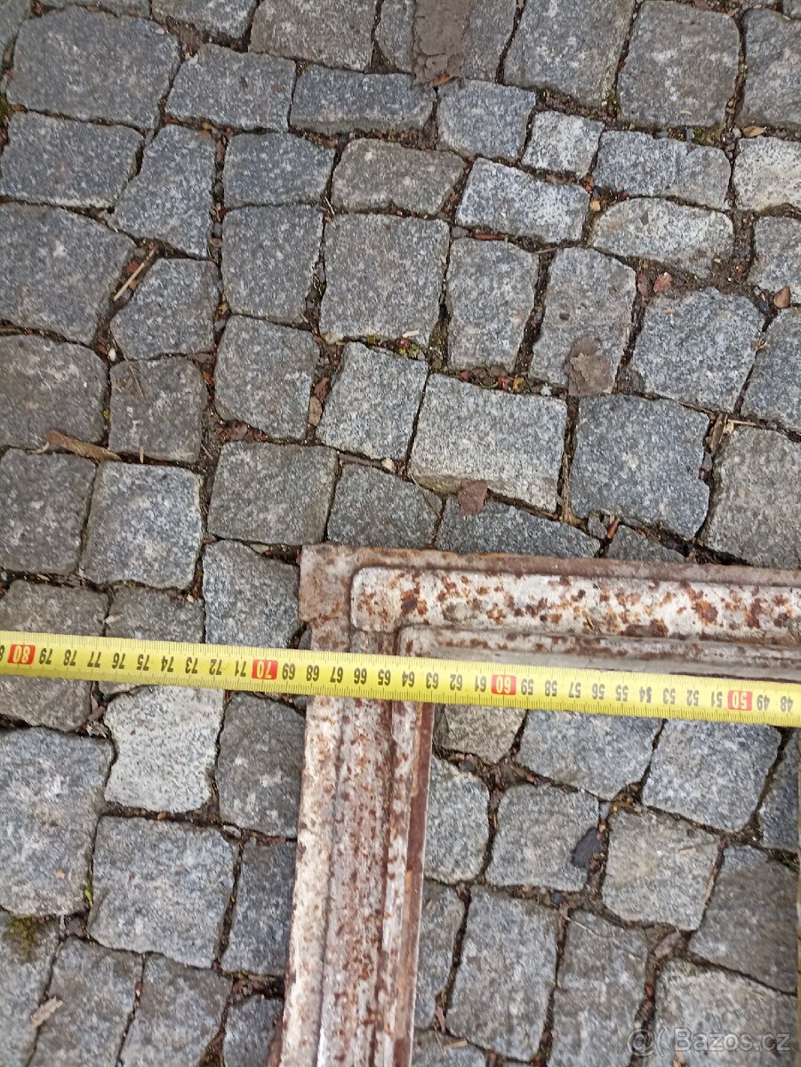 2 ks industriální, kovová okna - 7