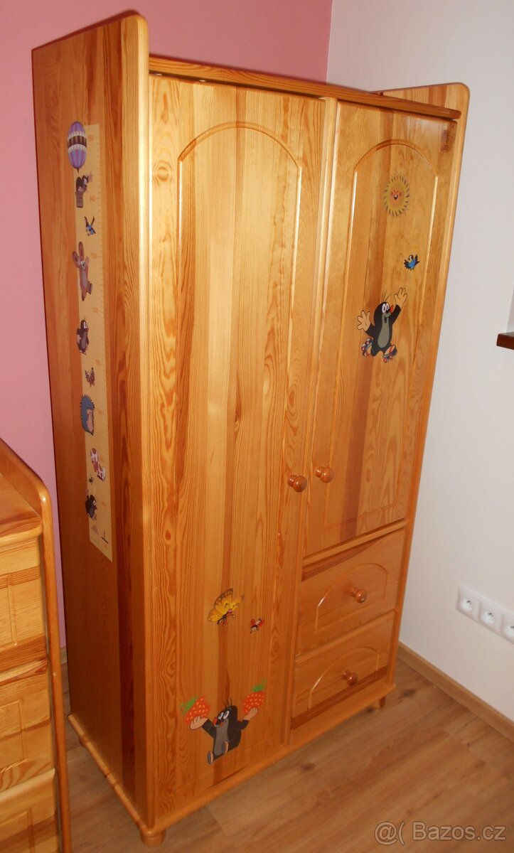 Dětský nábytek masiv - set 4ks - 7