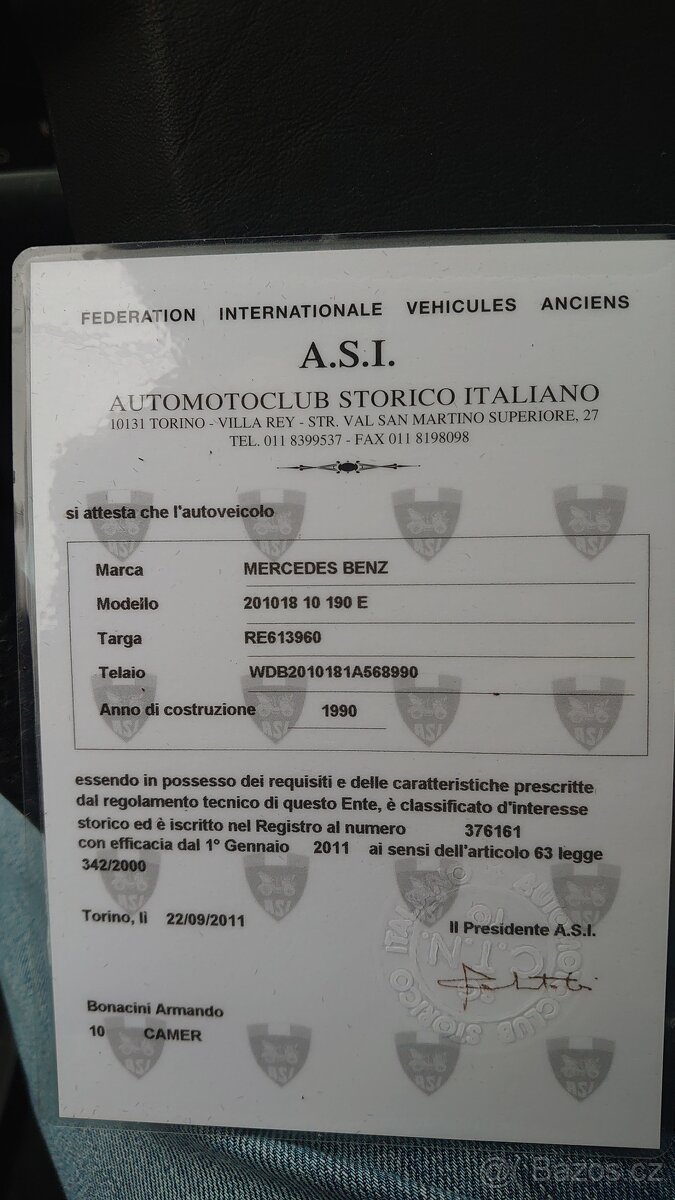 MERCEDES 190 E 1,8 - 7