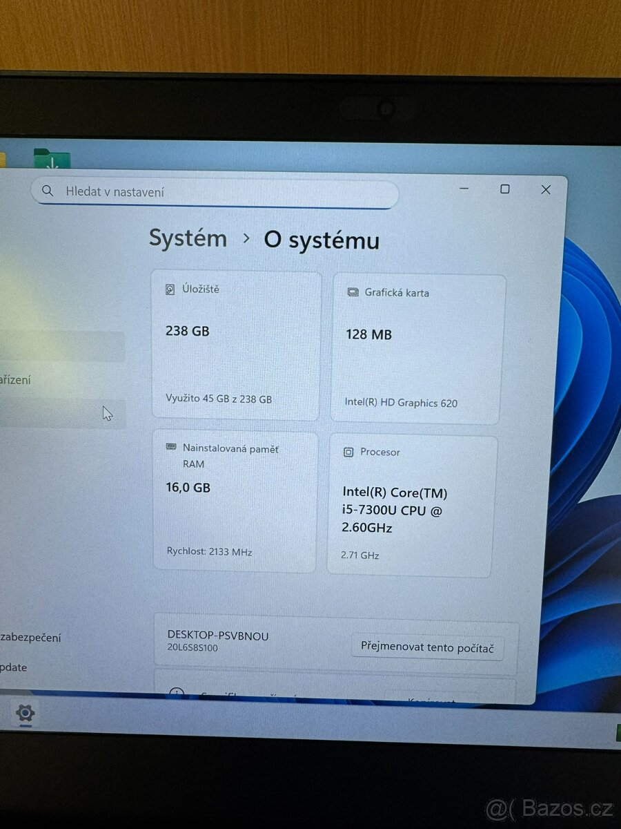 Lenovo Thinkpad T480, SSD disk, Windows 11, záruka - 7