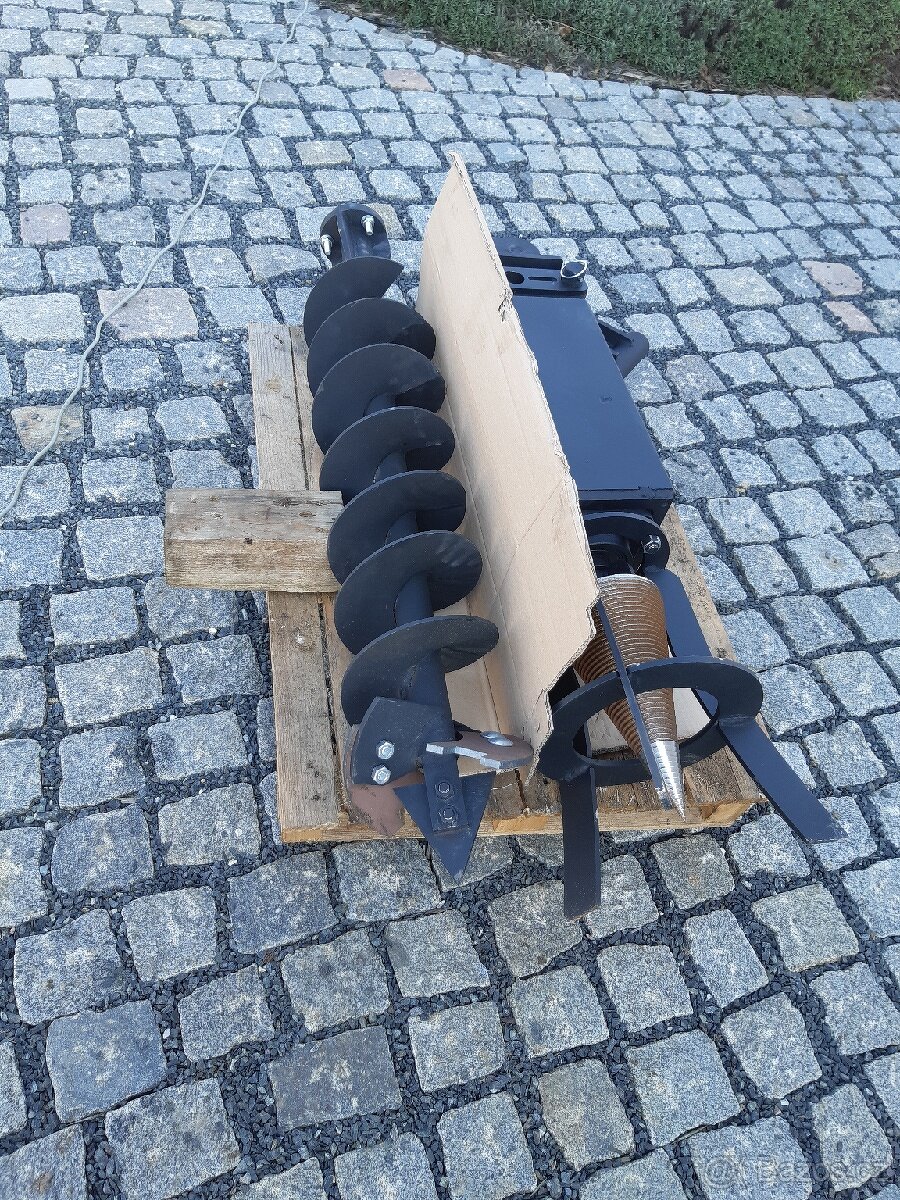 Kuželová štípačka půdní vrták míchačka na minibagr - 7