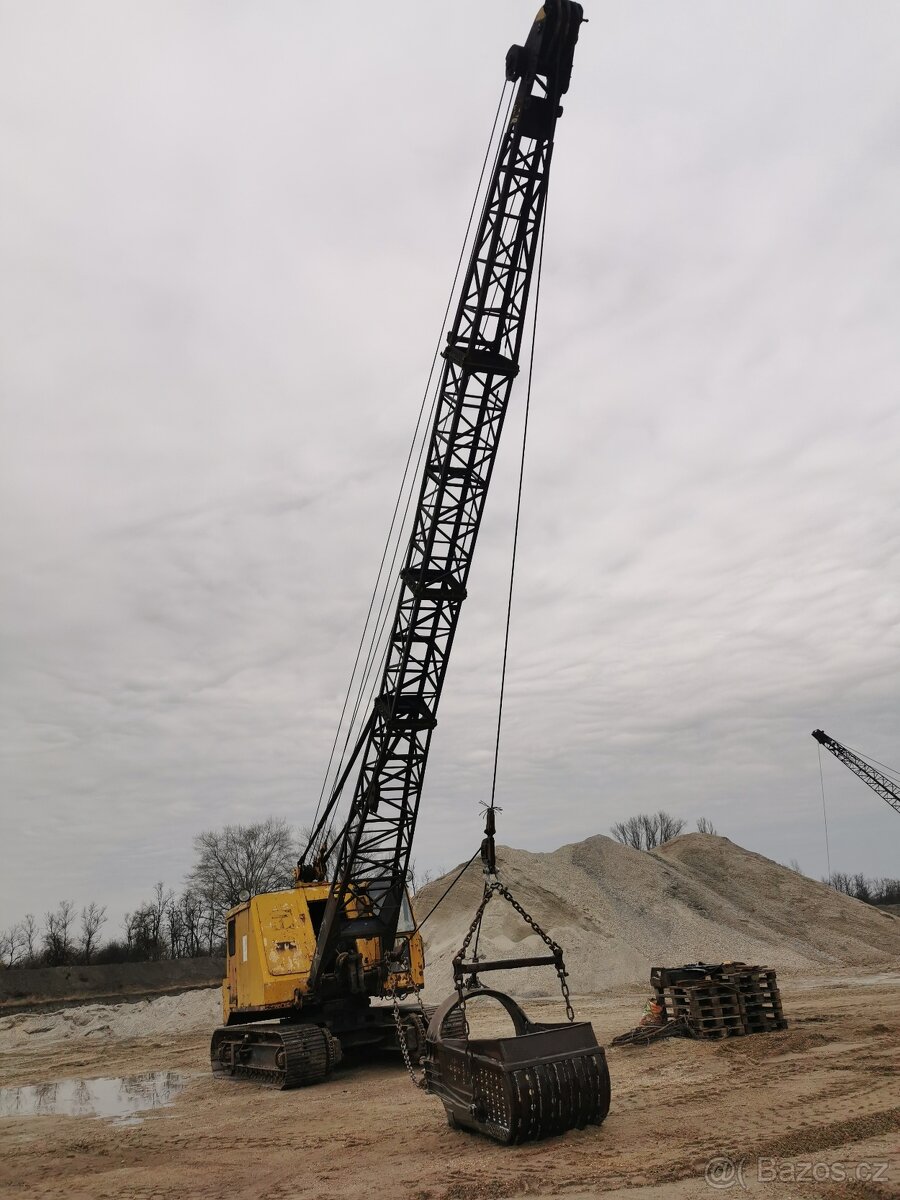 Prodám Lanový bagr Weserhütte (lanový bagr / rýpadlo) - 7