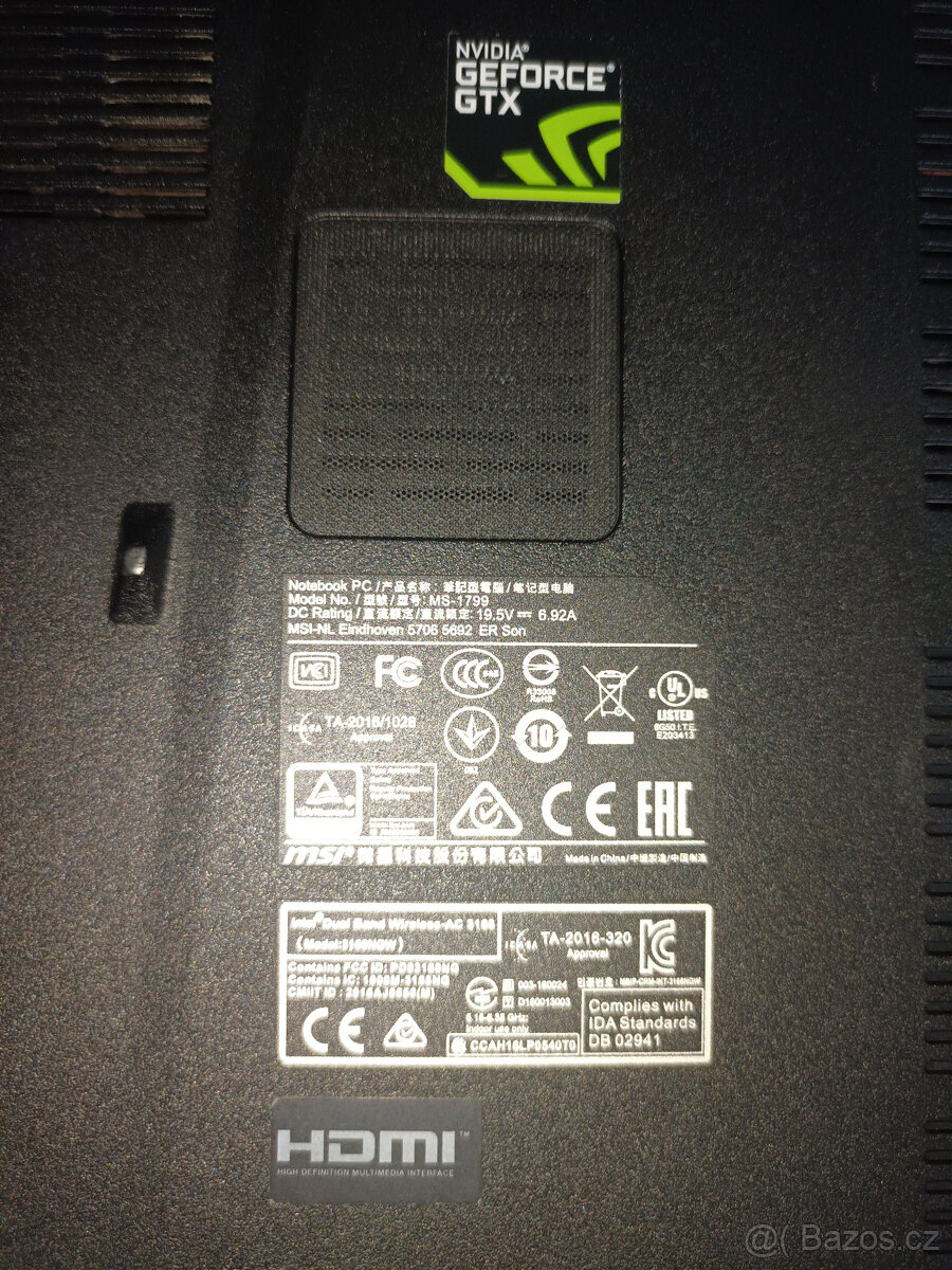 Herní notebook MSI - 7