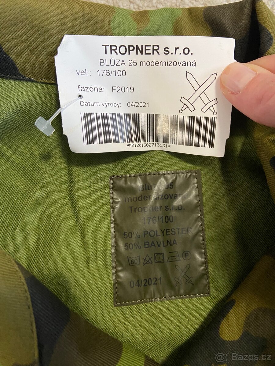 Modernizovaná blůza AČR 95,176/100,celoroční - 7