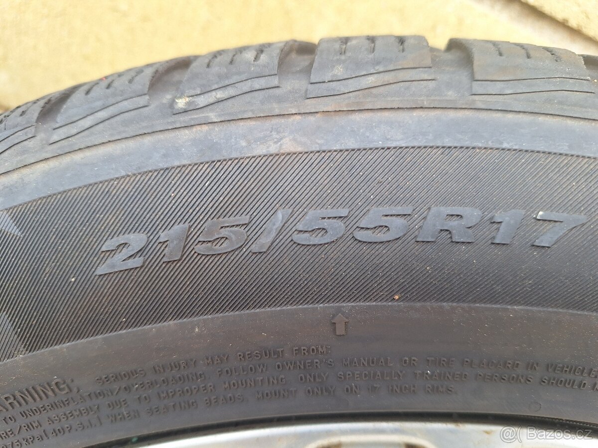 Originální sada alu disků včetně zimních pneu Octávie II - 7