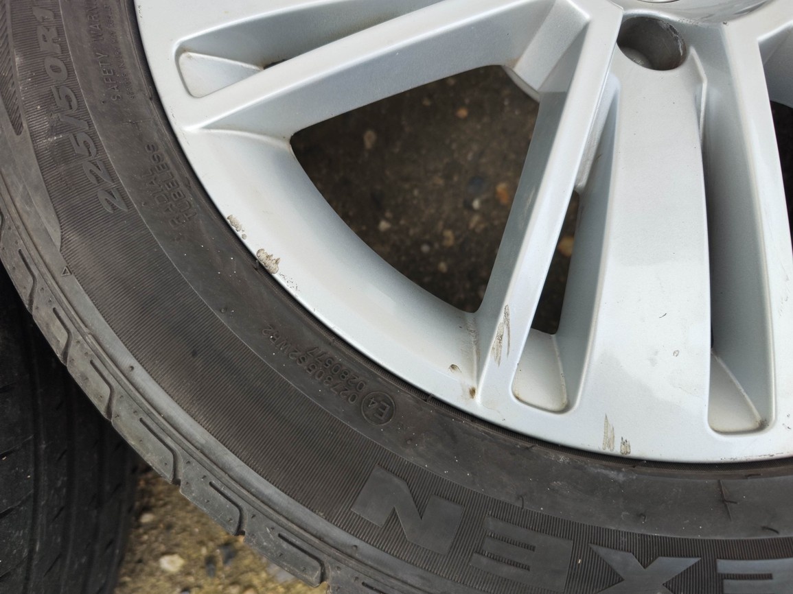 17"letní alu sada 5x112 origo Seat Alhambra 3 Sharan 225/50 - 7