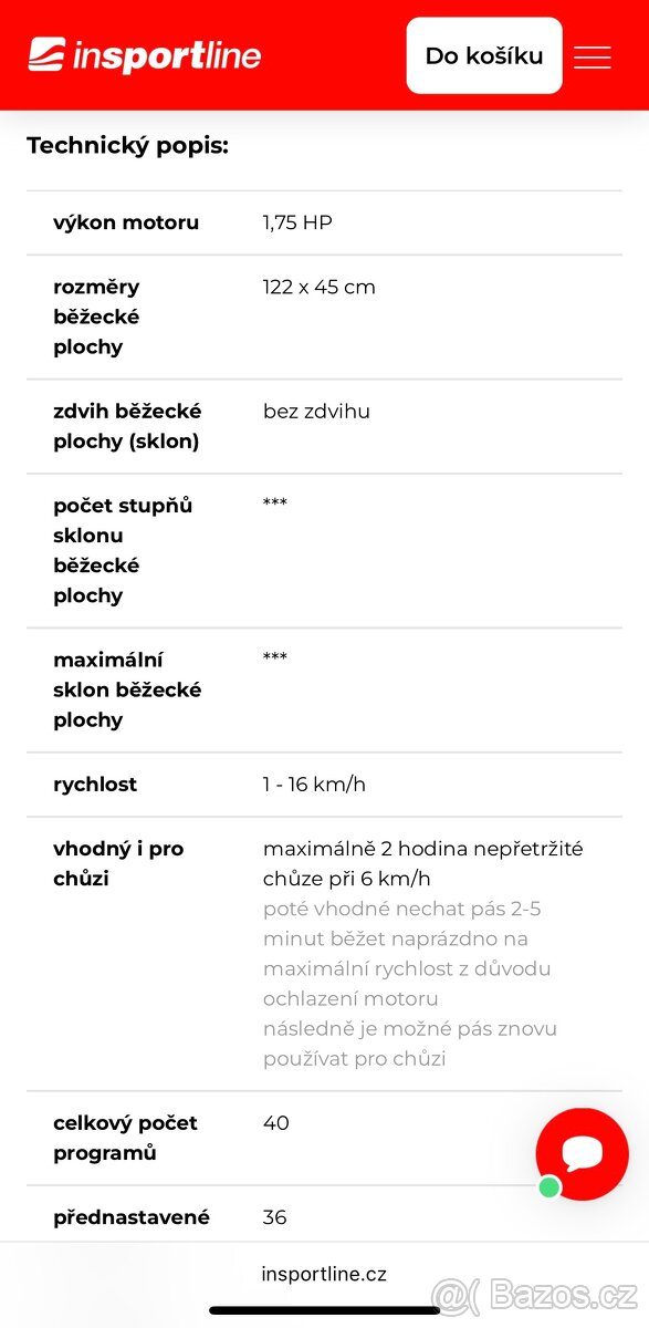 Běžecký pás InsportLine ZenRun 15 - 7